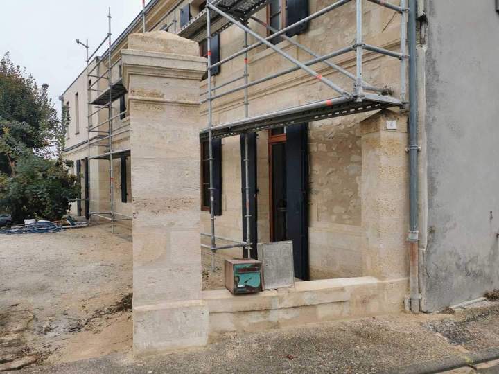 Rénovation de façade Près de Bordeaux
